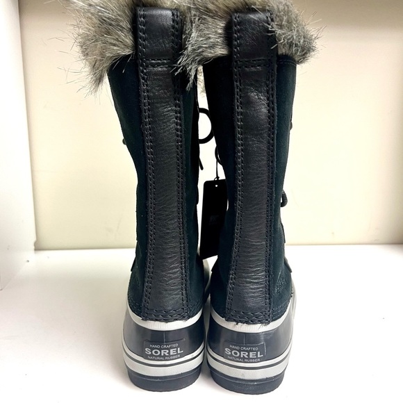 NWT SOREL Joan of Arctic Waterproof Boots - Women's in Black leather suede 7M - Picture 10 of 12